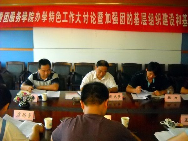 加强团的基层组织建设和基层工作研讨会