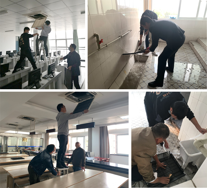 增添冬日暖意 清洁机房空调